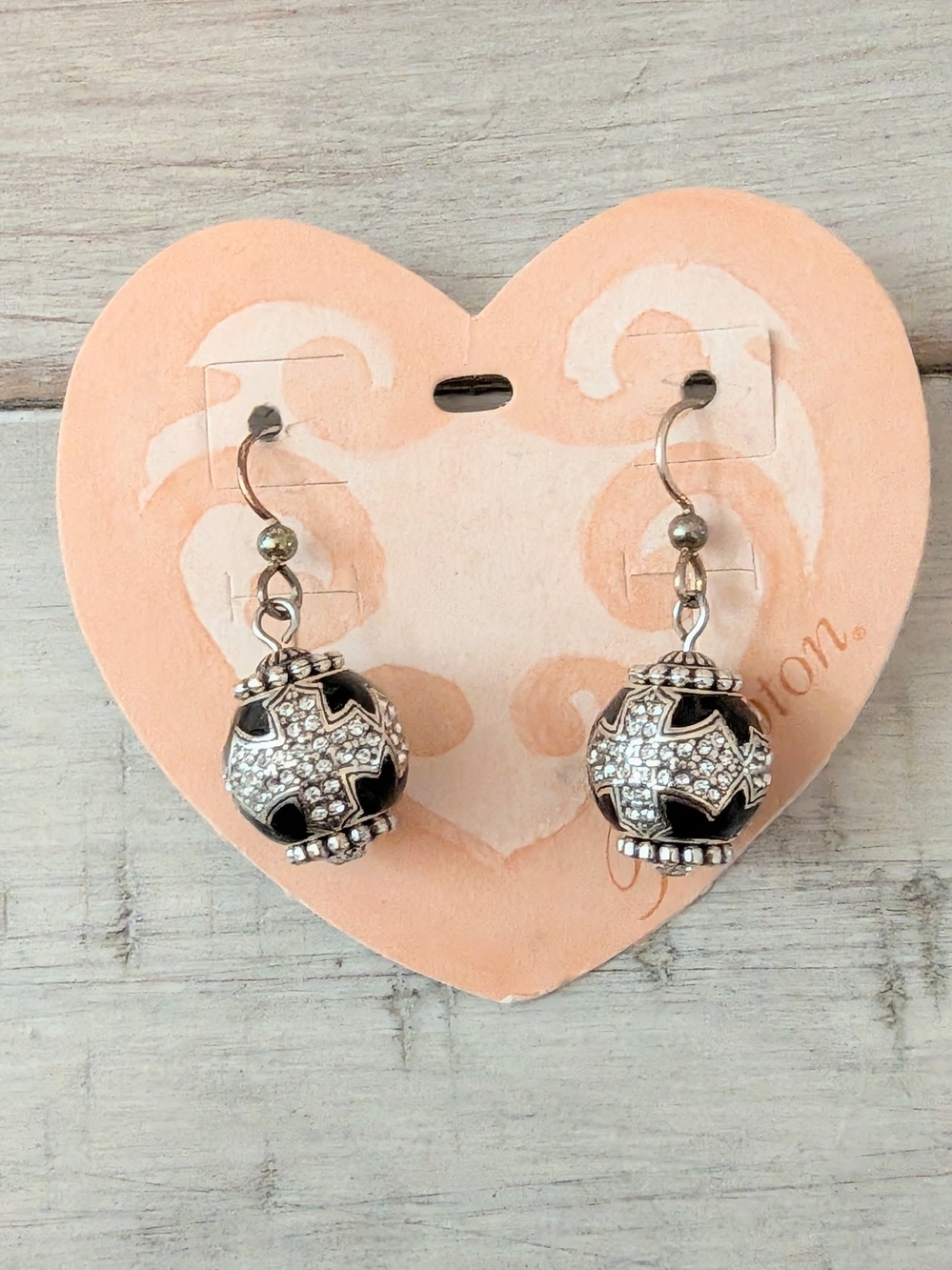 Brighton Glimmer Twist Dazzle Cross Earrings